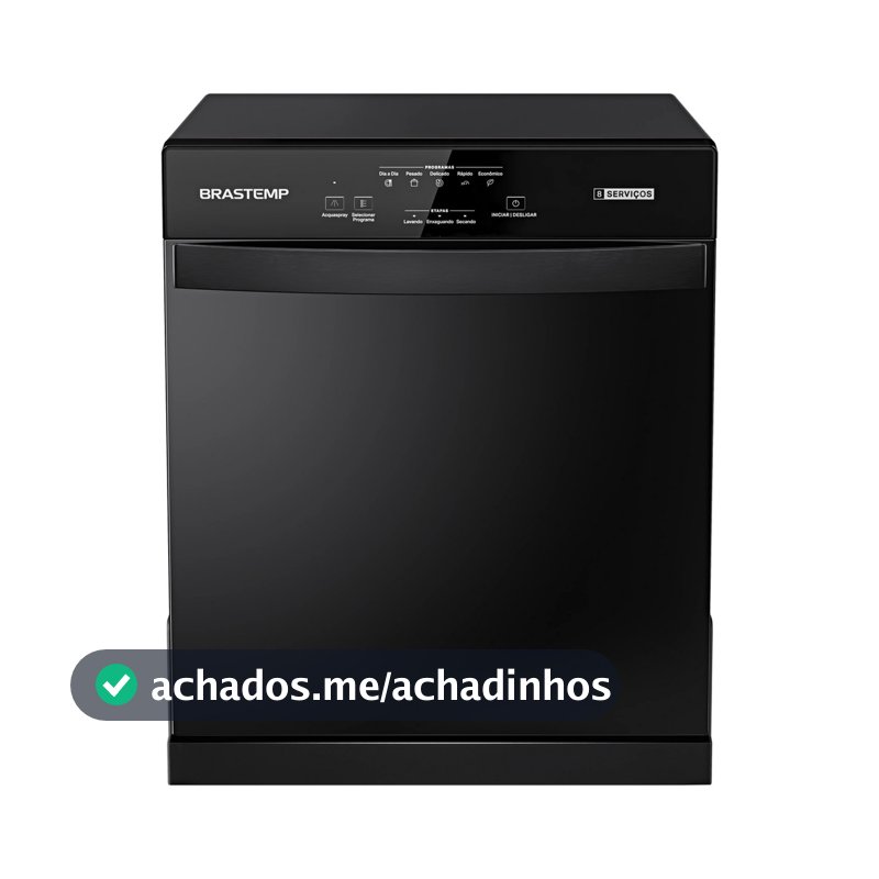 Lava Louças Brastemp 8 Serviços Preta - BLF08AE