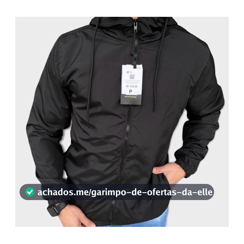 CORTA VENTO MASCULINO FORRADO ACADEMIA TREINO IMPERMEAVEL