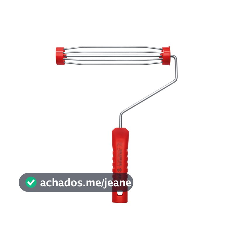 CABO GARFO P/ROLO DE PINTURA COM GAIOLA ACO 23CM ATLAS