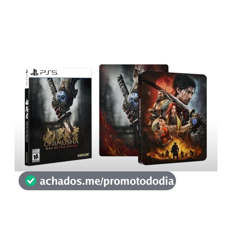 Onimusha: Way of the Sword - Edição Steelbook - PlayStation 5