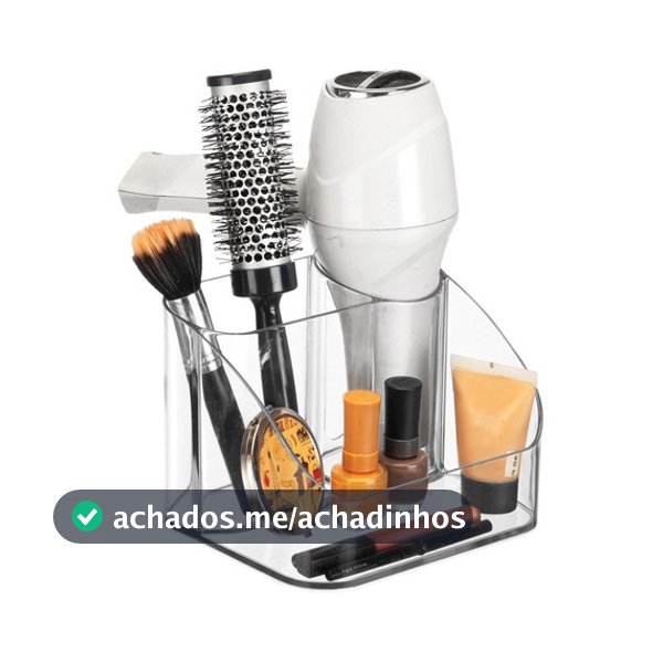 Organizador Para Secador De Cabelo Escova Multiuso Maquiagem Cosmeticos Arthi