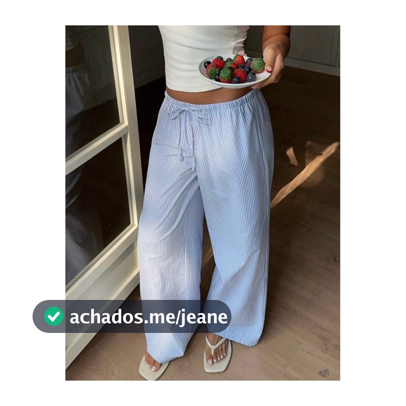 Calça Pantalona Feminina Calças Pantalona feminina Alfaiataria