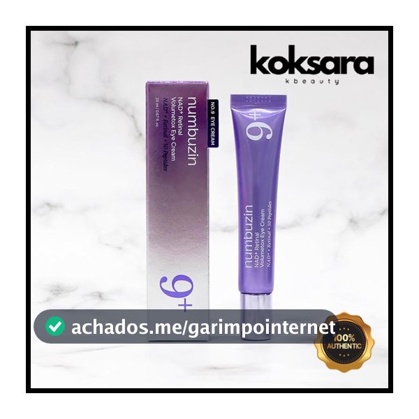 Numudin No . 9 NAD + Retinal Volumetox Creme Para Olhos 20ml/Conjunto Duplo