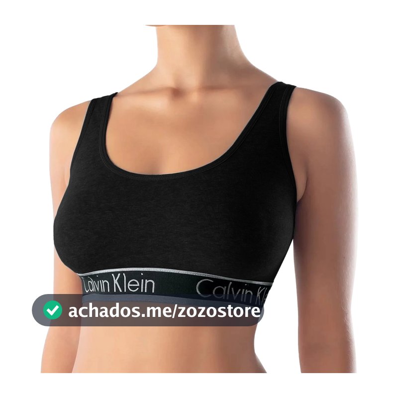 Top Academia Calvin Klein Cotton Top Regata Fitness Premium Top Calvin Klein Feminino Original