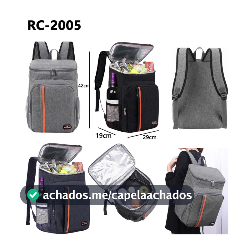 Mochila Térmica 23L com Isolamento para Bebidas e Alimentos | Ideal para Viagem, Praia e Piquenique