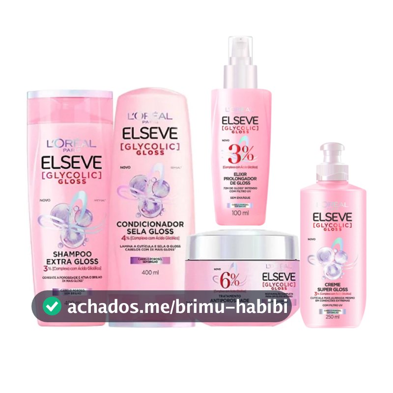 Kit Elseve Glycolic Gloss - Escolha seu Kit