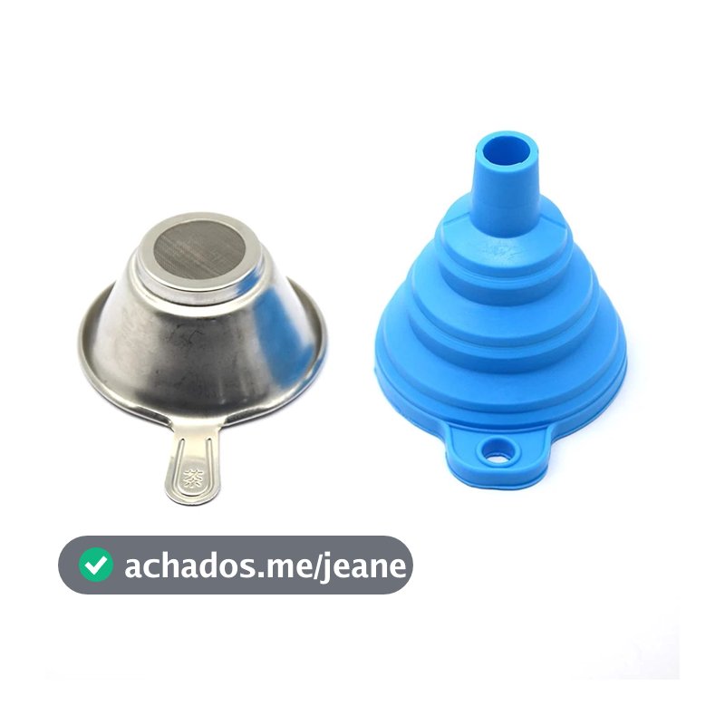 Filtro Resina Uv + Funil Silicone Para Impressão 3d [ CÓDIGO 941 ]