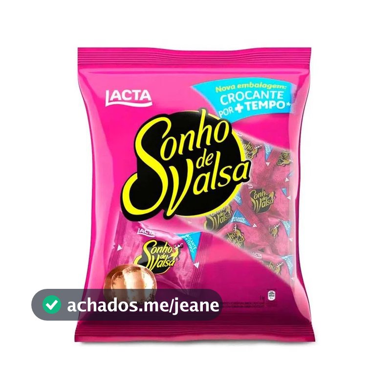 Bombom Sonho De Valsa Lacta Pacote 1kg