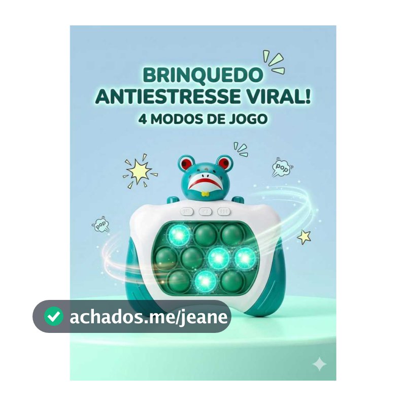 Brinquedo Antistress Sapo Puzzle Game para Crianças com Design Divertido e Interativo