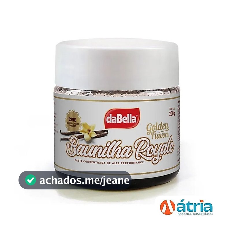 13 Pasta Saborizante Concentrada Baunilha Royale DaBella 200g Golden Flavors