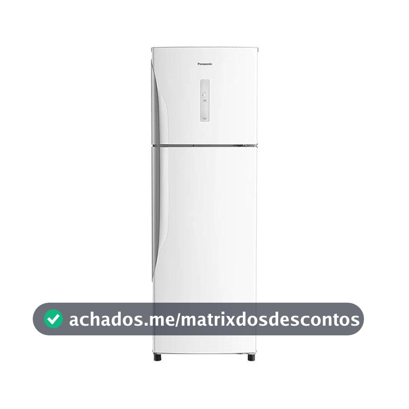 Geladeira/Refrigerador Panasonic 391 Litros BT41PD2W - 2 Portas Frost Free Branca 220v