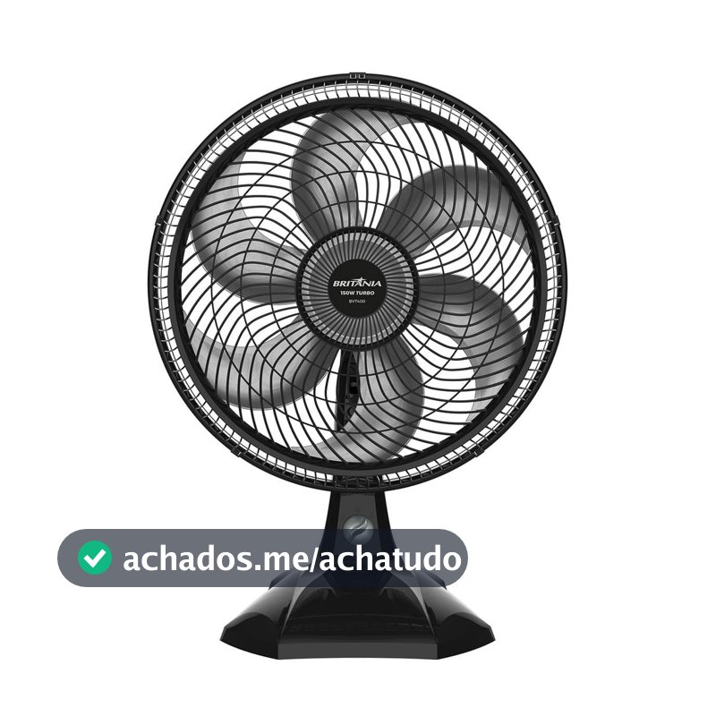 Ventilador 2 em 1 Britânia Maxx Force Turbo 150W BVT400