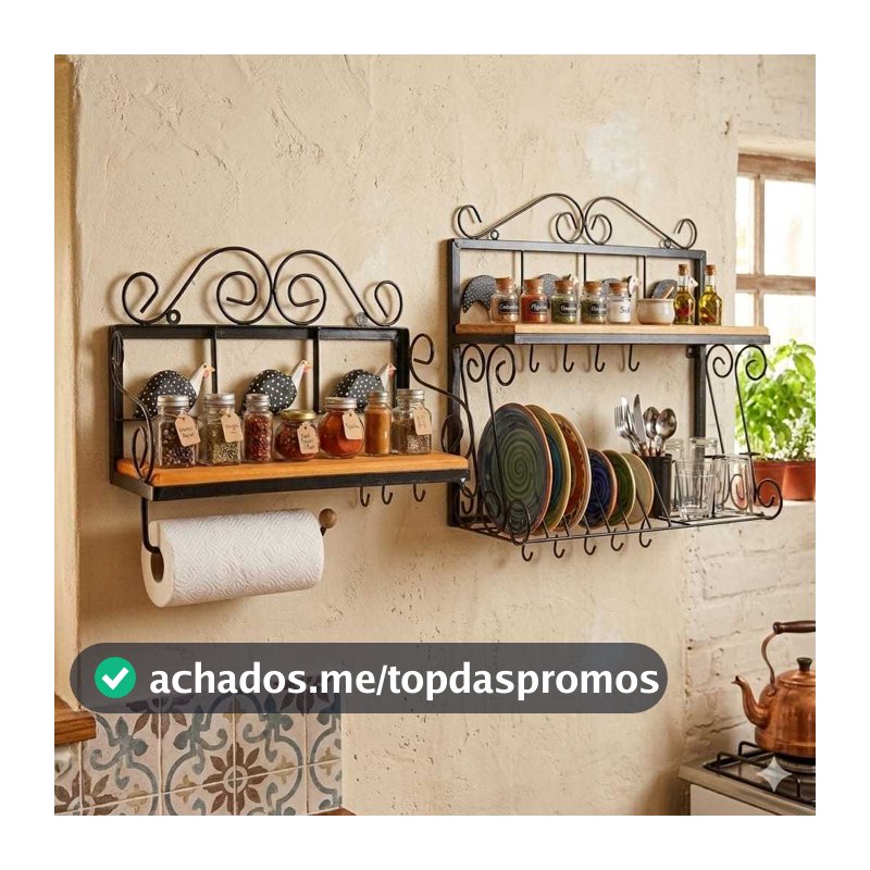 Kit Para Cozinha Paneleiro Mais Prateleira Porta Condimentos Direto Da Fabrica Preço Promocional