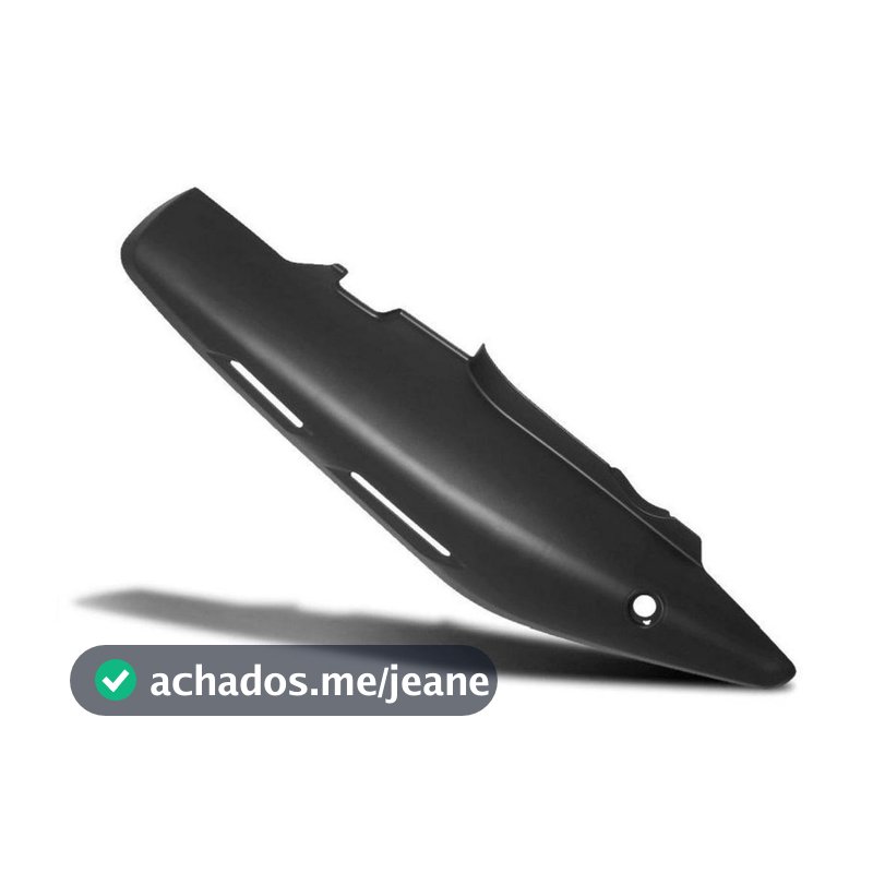 Protetor de Escapamento Original Pro Tork Honda NXR Bros 160 2015 2016 2017 Preto Fosco