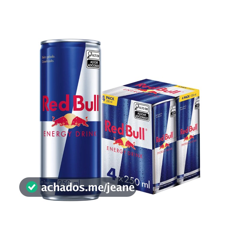 Kit com 4 Energético Red Bull 250ml