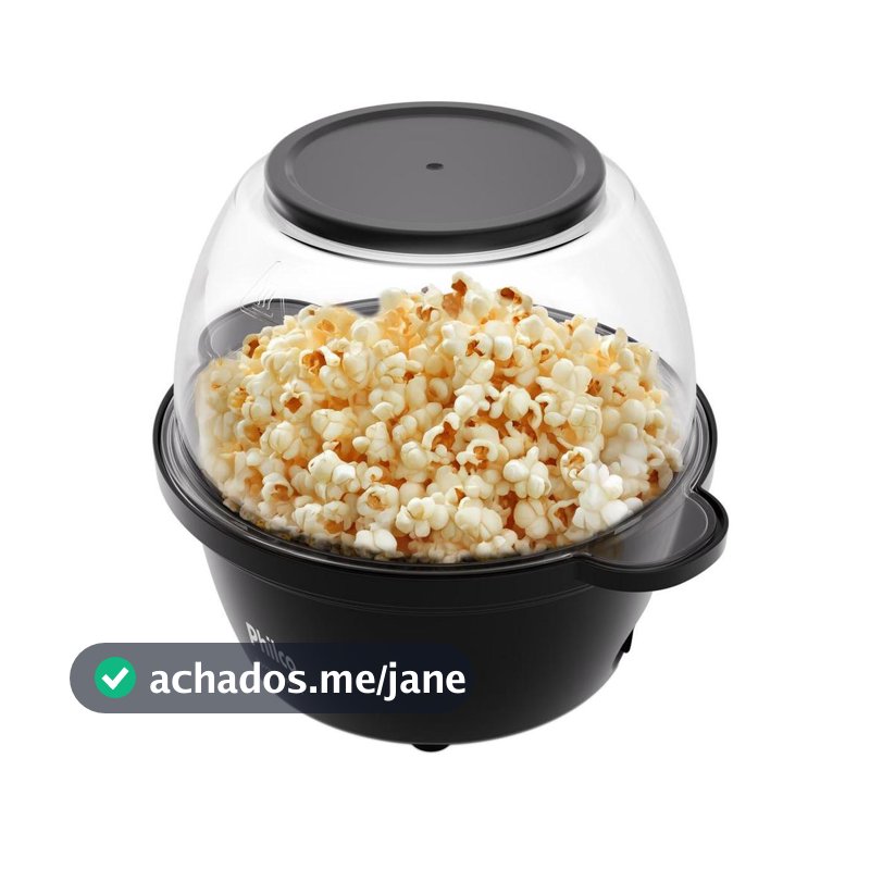 Pipoqueira Elétrica Philco 2 em 1 Antiaderente 65g PPIE03A