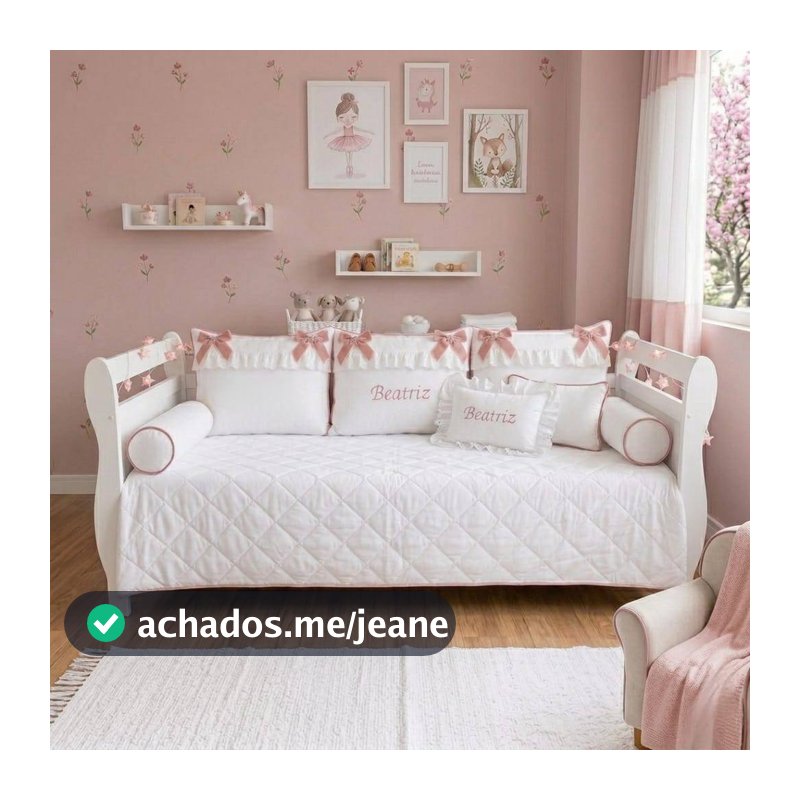 Kit Cama Babá 8 peças meninas meninos unissex PERSONALIZADO COM NOME / BORDADO INGLÊS