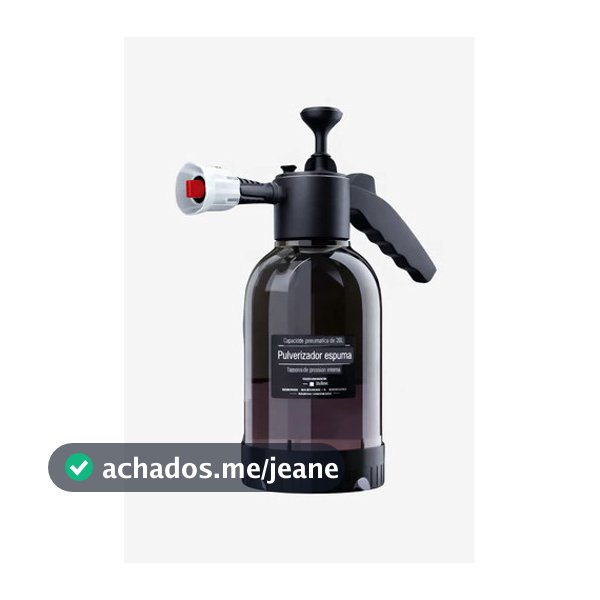 Snow Foam Pressão Manual 2l Profissional Pulverizador Preto Lavagem Lavar Carro Horta