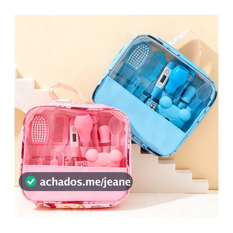 Kit 13 Higiene Cuidado Bebê Recém Nascido Essencial 13 Peças Cuidados Com O Bebê Recém Recém
