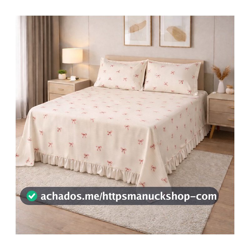 Colcha PIQUET + 2 Porta-Travesseiros 70x50cm com Abas. Todos Tamanhos e lindas Estampas