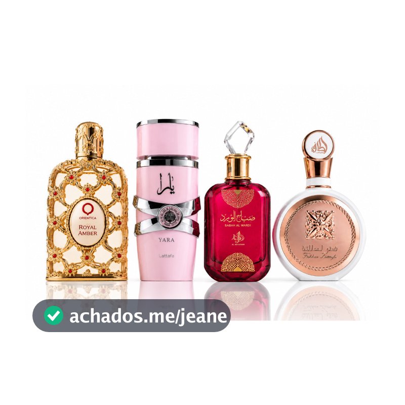 perfumes femininos Kit 4 árabe premium de luxo Com essencias De Otima Qualidade duradouras