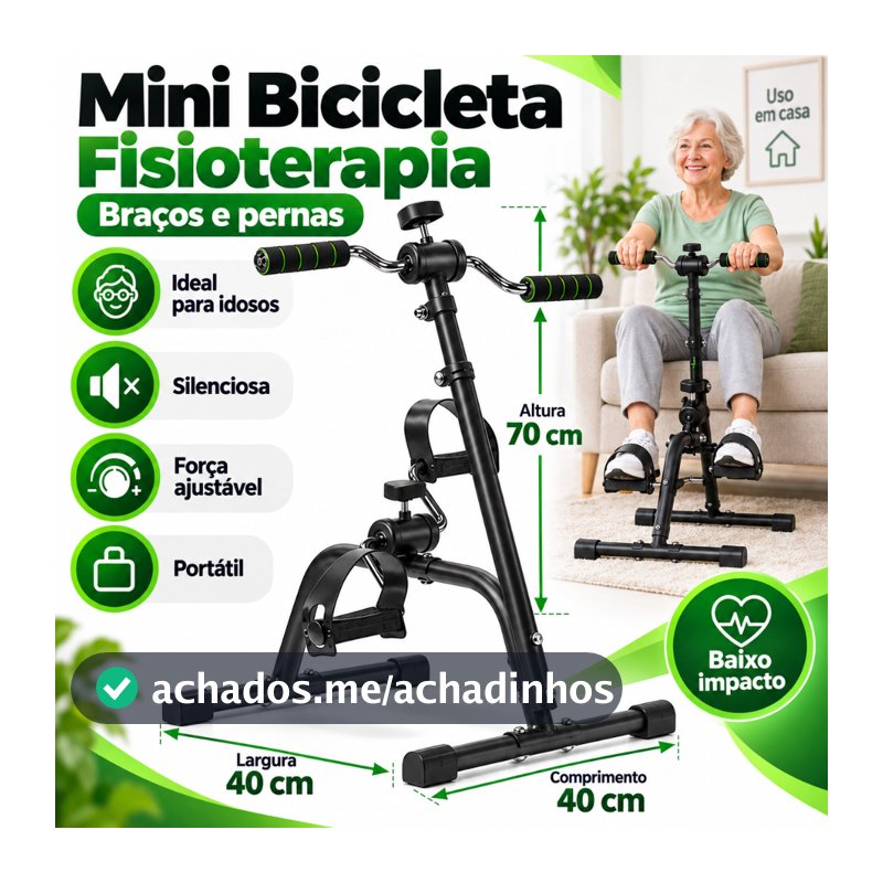 Mini Ciclo Bicicleta Bike Fisioterapia Idosos Braços Pernas Braços Fisioterapia