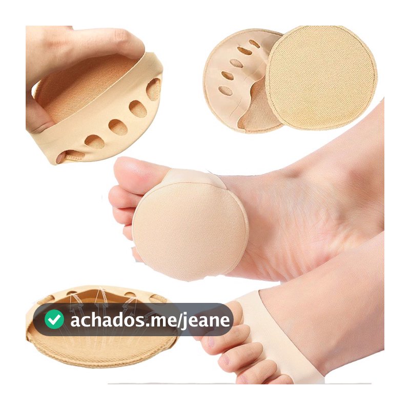 1 Par Silicone Gel Mulheres Palmilhas Pads Almofadas Antepé Dor Apoio Cuidados Com Os Pés/Tiptoe Protector Protetor De Pé Almofada Para Salto Alto
