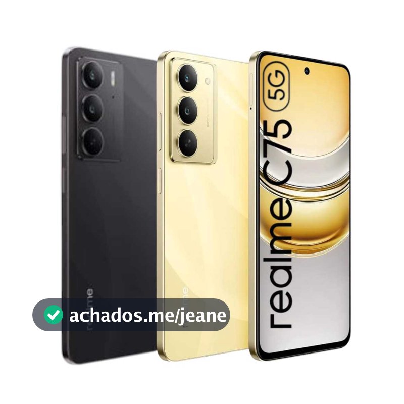 Smartphone Realme C75 5G 256GB / 128GB Versão Global Original Envio Imediato