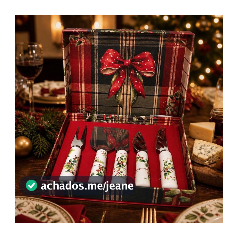 Conjunto De facas para queijos Natalino
