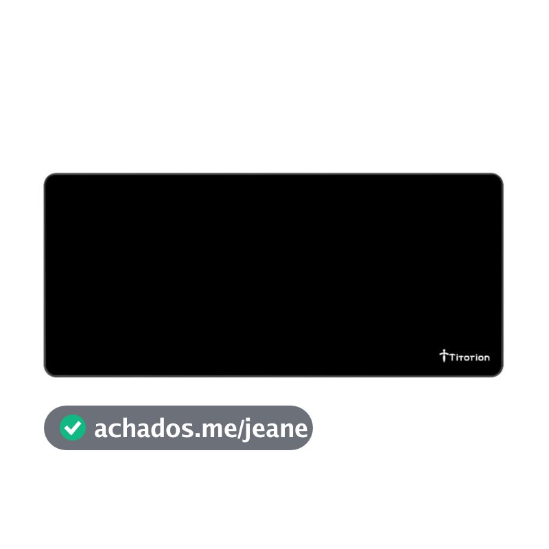 Mouse Pad Gamer APEX Extra Grande Control Profissional 90x40 Deskpad Branco Preto Hexágono Titorion