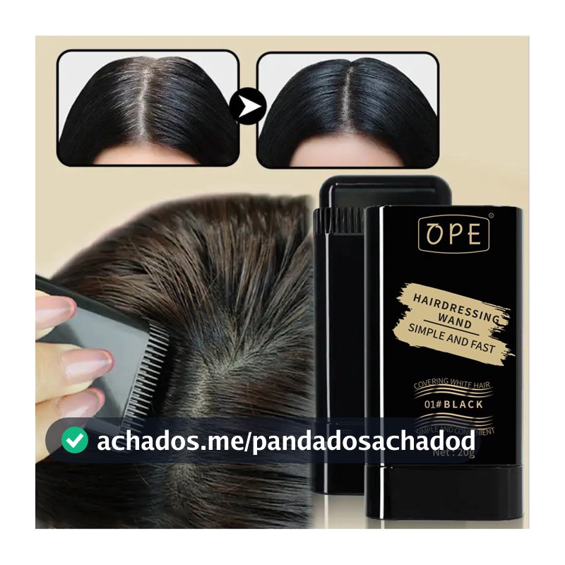 Varinha De Tintura De Cabelo Com Pente Embutido Simples Giratório , Resistente A Respingos E Transpiração