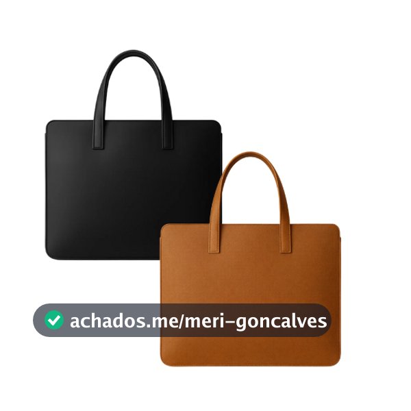 Kit 2 Pasta Para Notebook 13 A 17 Pol Maleta Slim Couro Ecológico Documentos Cadernos Escolar Escritorio Mala Alça Dupla
