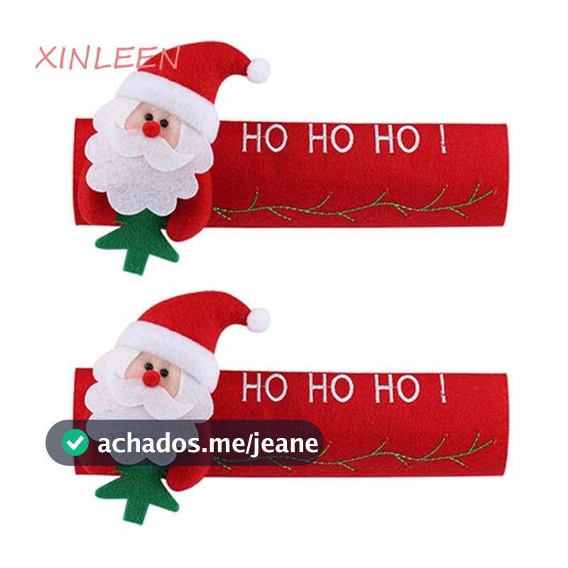 XINLEEN Capa Para Maçaneta De Porta , Boneco De Neve , Protetor De Natal , Forno De Micro-Ondas , Máquina De Lavar Louça