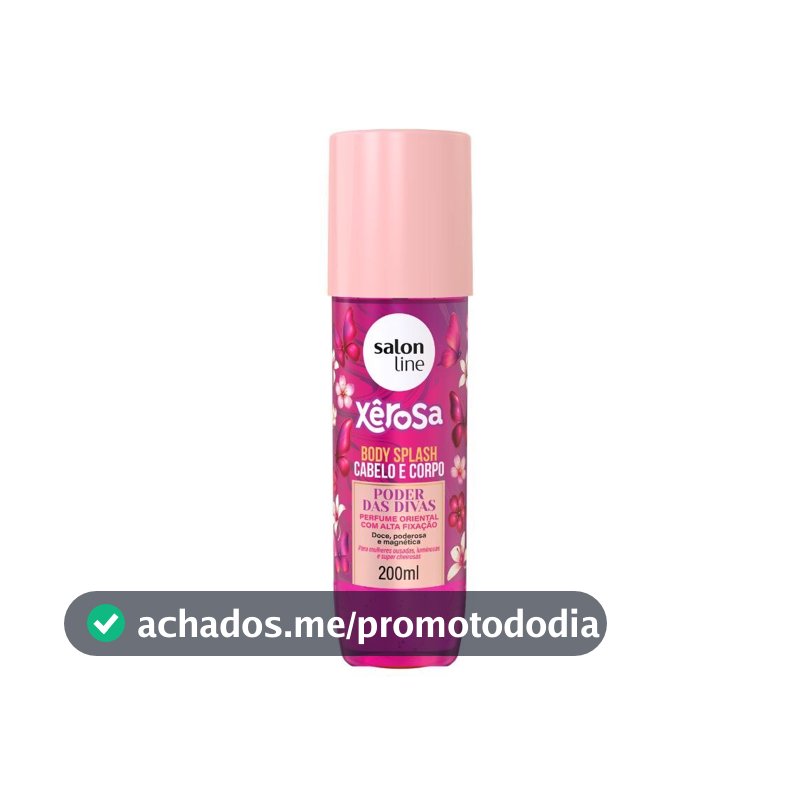 Body Splash Xêrosa Poder das Divas 200ml