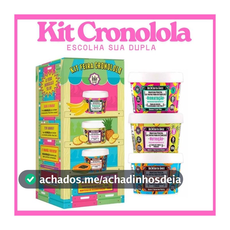 Kit Be(M) Dita 100g Lola Cosmetics – Escolha Sua Dupla Perfeita e Transforme Seus Fios!