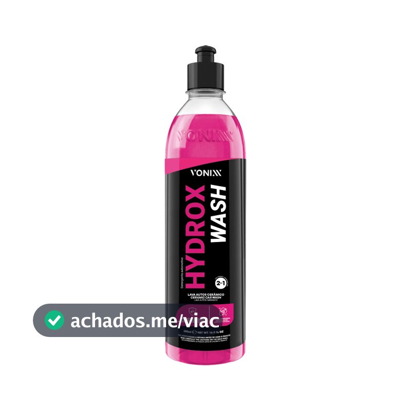Hydrox Wash 500ml Lava Autos com Proteçao Selante