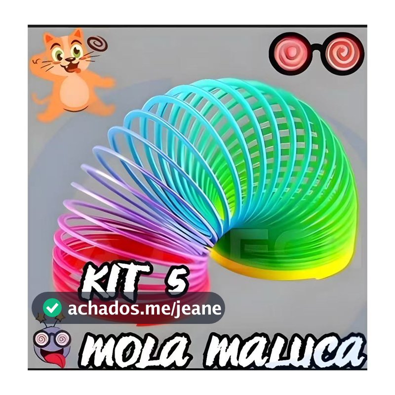 KIT6/12/24PCS Molas Maluca Colorida Lembrancinha Festa Brinquedo Diversão