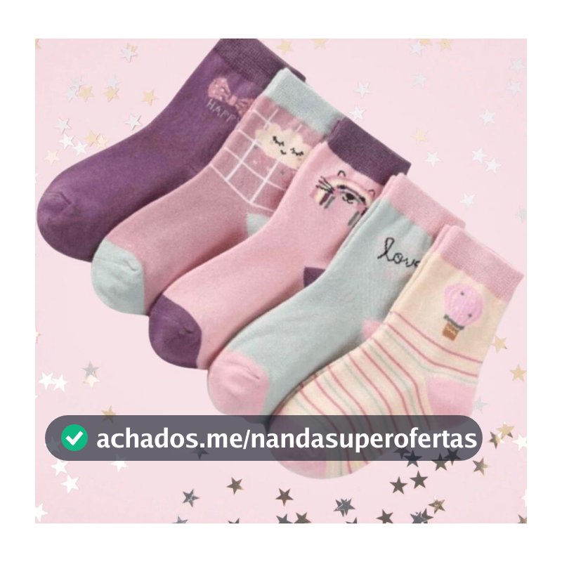 Meia infantil Menino ou menina 0 A 10 Anos Ótima Qualidade e Confortável.