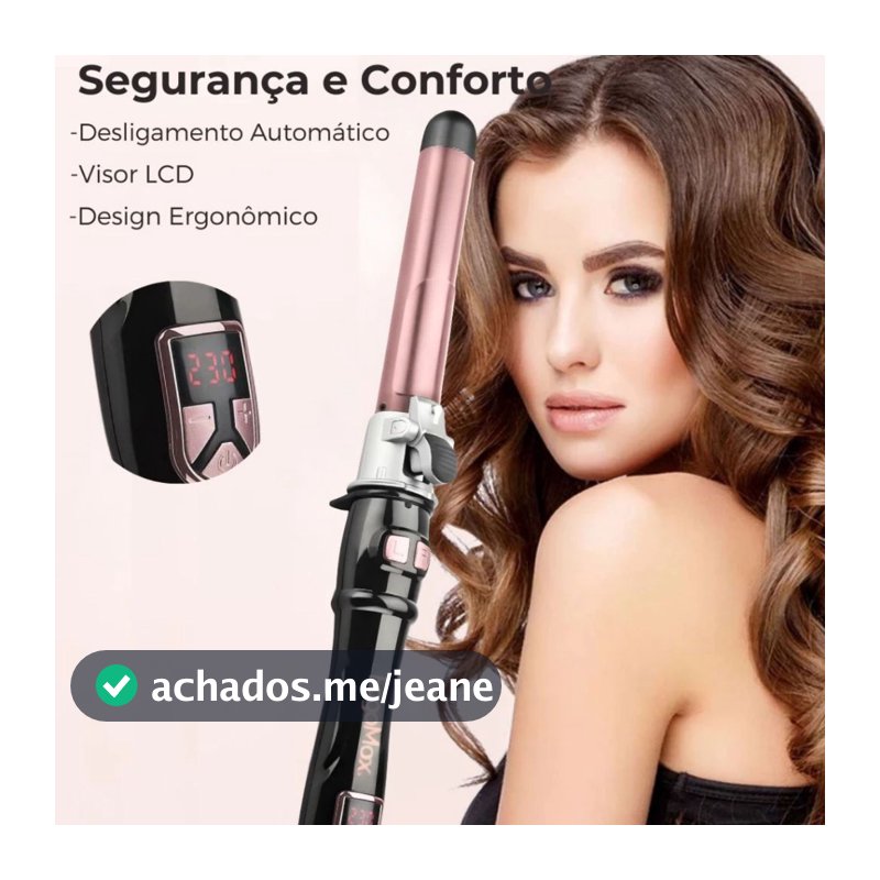 Modelador De Cachos Giro Automático 28mm  Bivolt Ferro Ondulador, Frisador de Cabelo