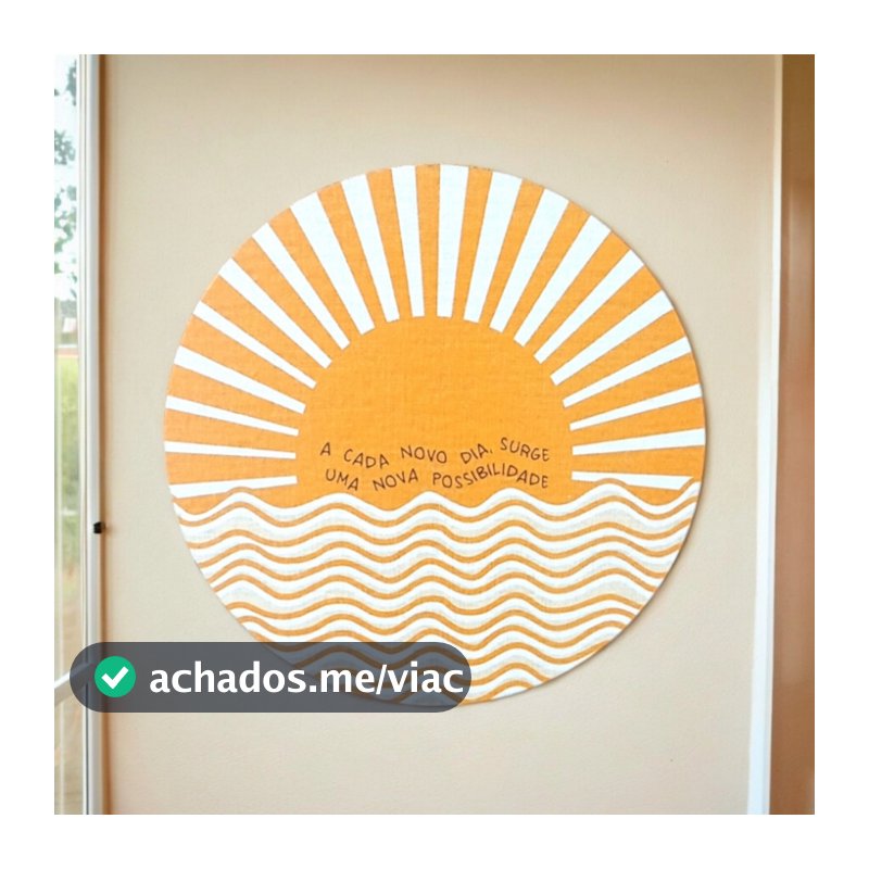Quadro Decorativo Em Mdf - Minimalista Boho - A Cada Novo Dia - 19,5 X 19,5 Cm