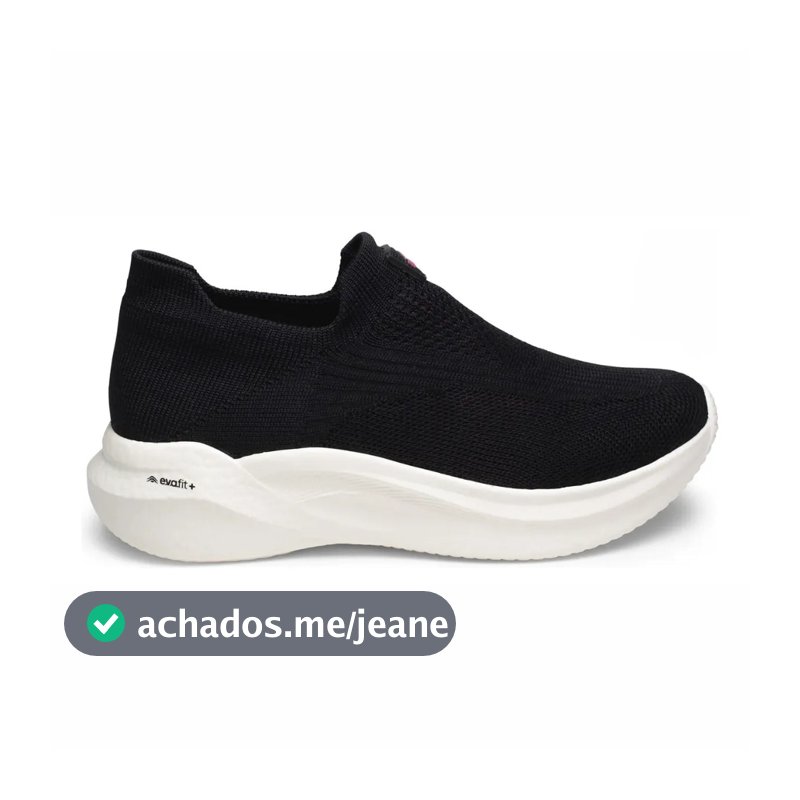 Tênis Feminino Slip On Kolosh Esportivo Original Malha Knit Confortável Leve