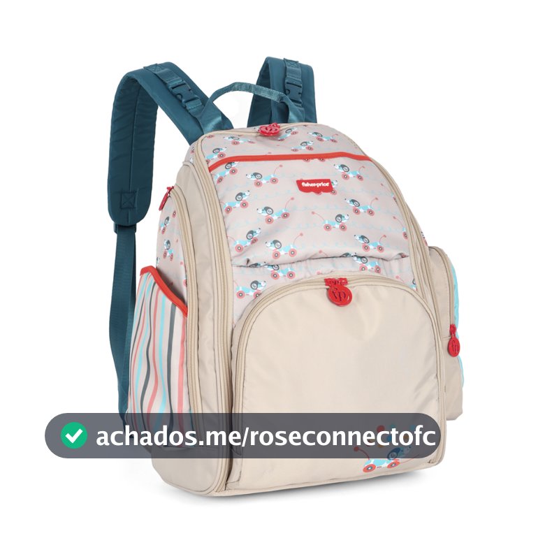 Mochila Maternidade com Trocador Fisher Price Luxcel BS67379SF Lançamento 2026