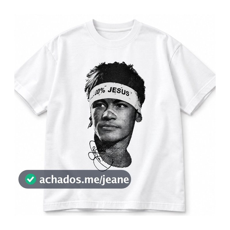 Camiseta Camisa Blusa Algodão Unissex Neymar Football Lançamento