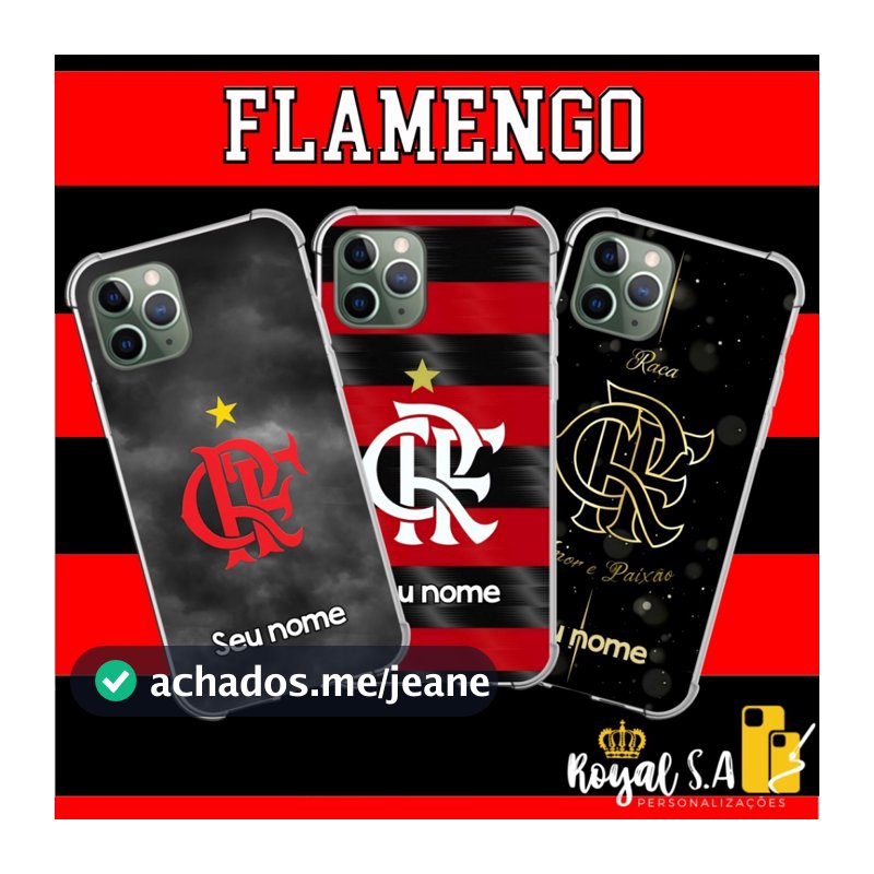 Capinha Personalizada Mengão Capinha De Silicone Diversos Modelos
