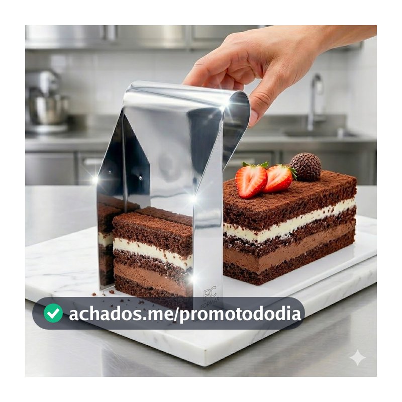 Espátula Para  Bolo- Fatias de 3,5 cm   100% INOX