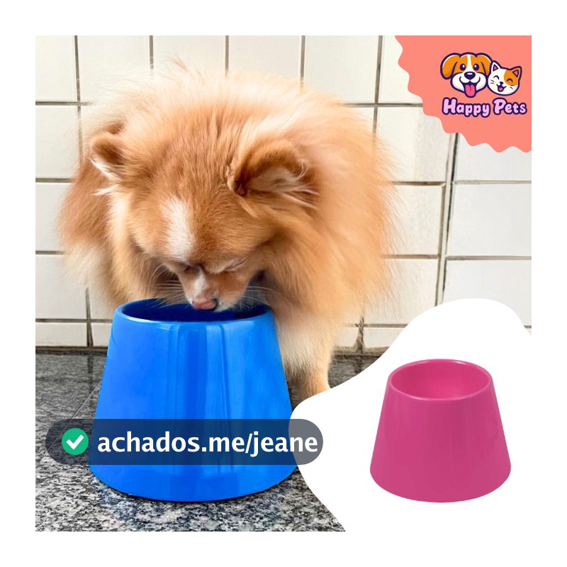 Comedouro Ou Bebedouro Da Pet Games Alto Elevado Para Cão Cachorro Confortável E Saudável