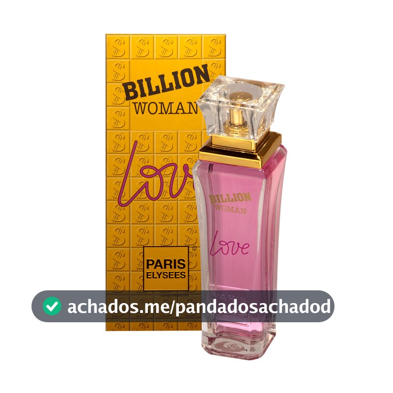 Perfume ORIGINAL Billion Woman Love 100ml - Paris Elysses