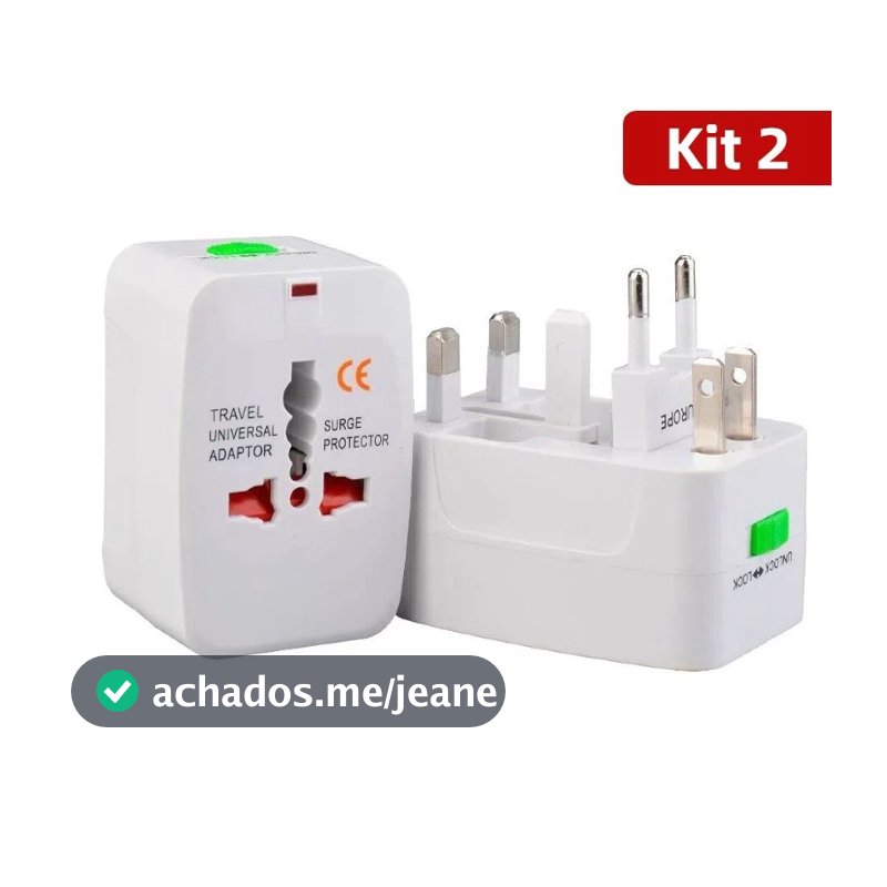 Adaptador Tomada Universal Internacional Portátil,Para Americana Europa Argentina Viagem