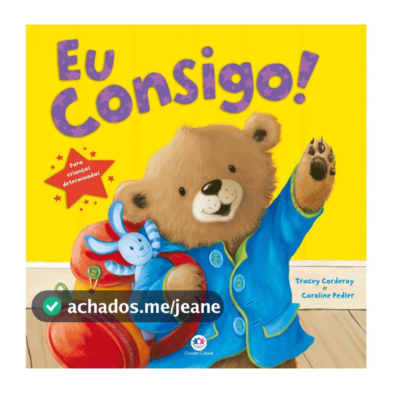 Livro - Eu consigo! - Capa comum