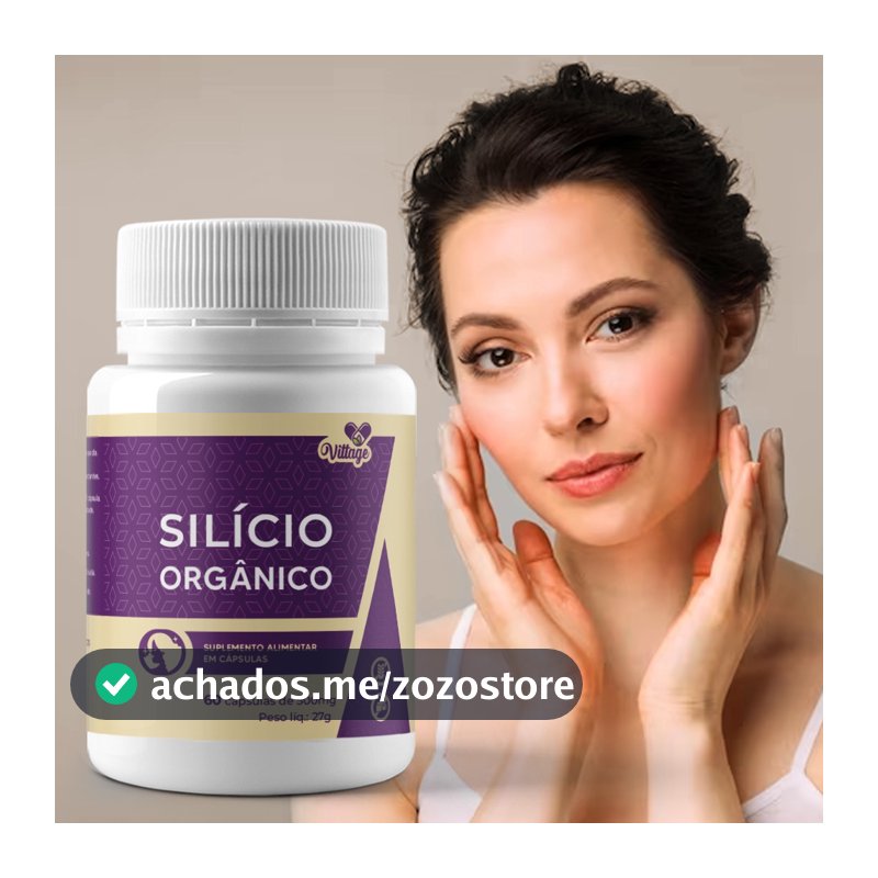 Silício Orgânico 60 cápsulas Beleza da pele e unhas VITTAGE